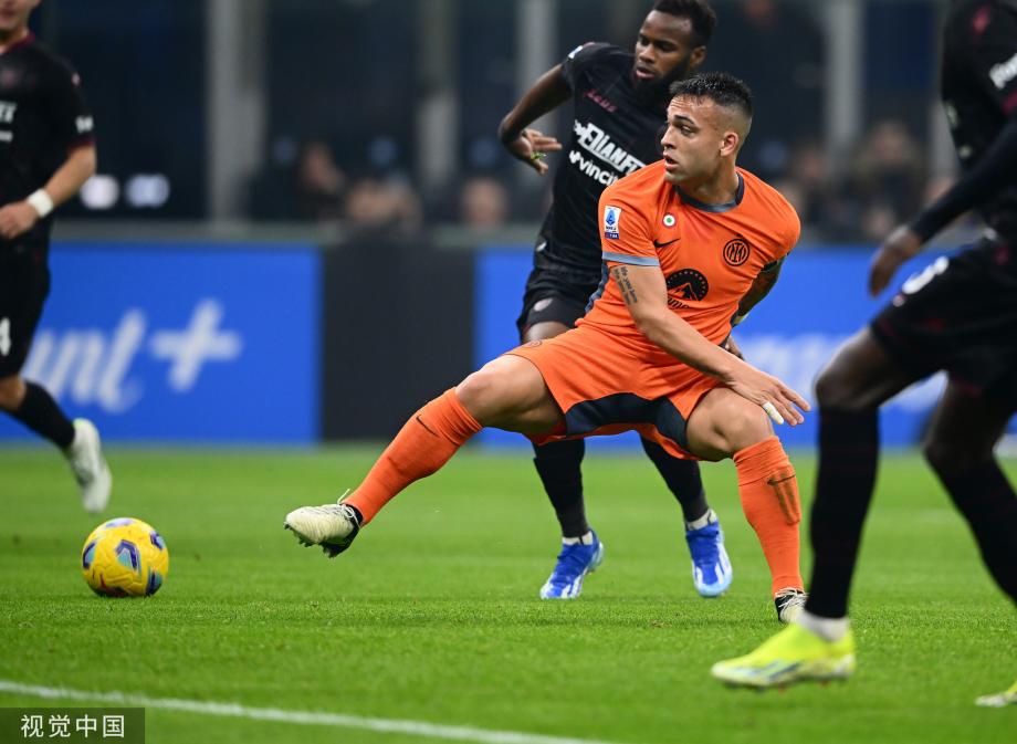 意甲-劳塔罗小图拉姆破门 国际米兰4-0萨勒尼塔纳