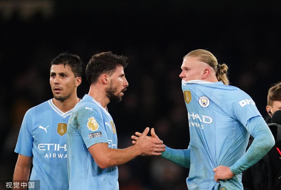 斯特林罗德里破门 曼城主场1-1战平切尔西