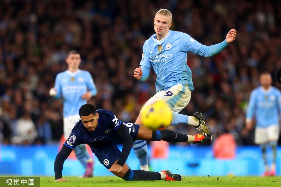 斯特林罗德里破门 曼城主场1-1战平切尔西