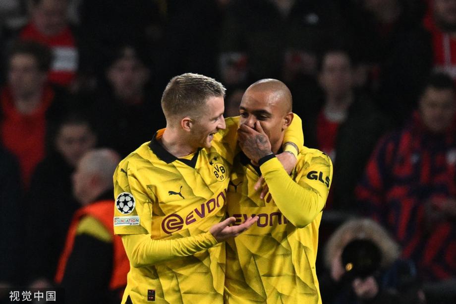 马伦破门胡梅尔斯送点 多特蒙德1-1埃因霍温
