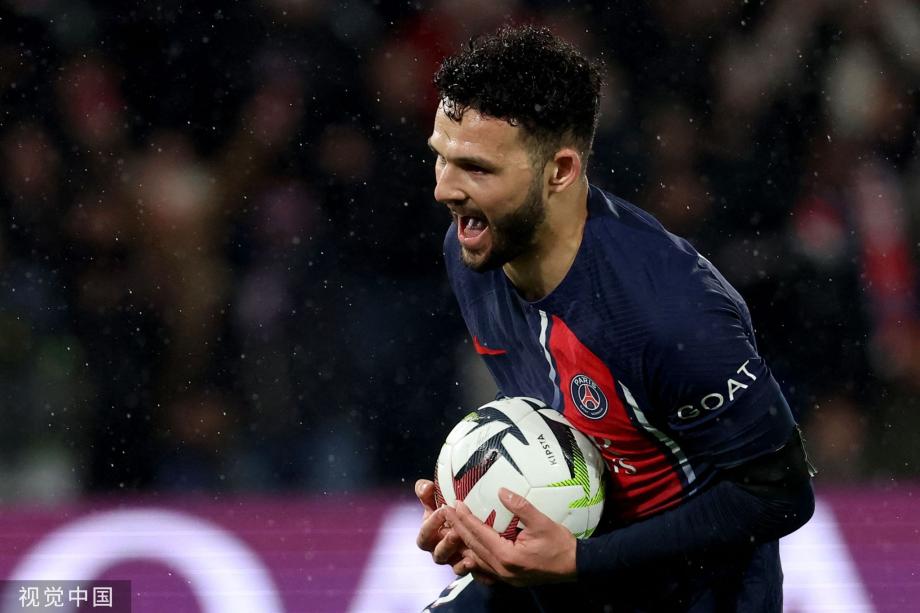 法甲-曼丹达黄点套餐 巴黎1-1雷恩11分领跑