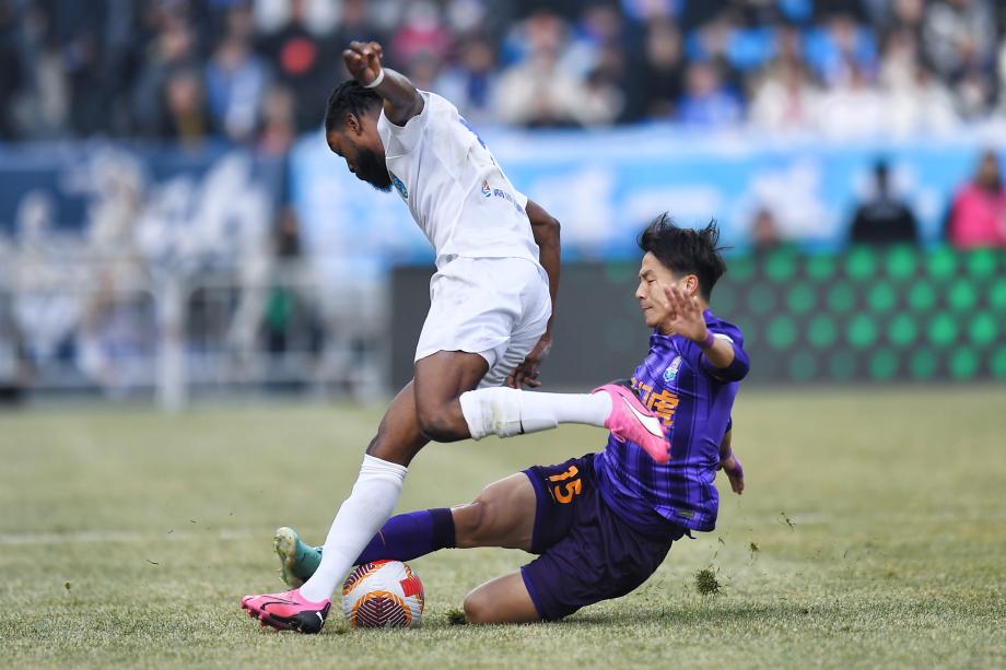 巴顿助攻阿代米进球 天津津门虎平南通支云