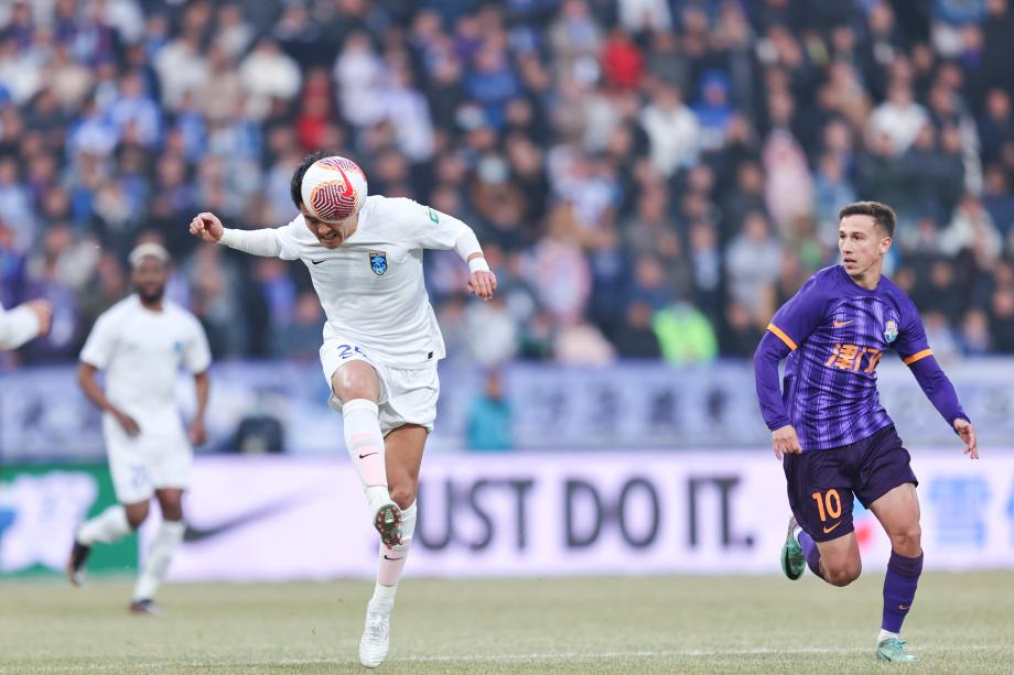 巴顿助攻阿代米进球 天津津门虎平南通支云