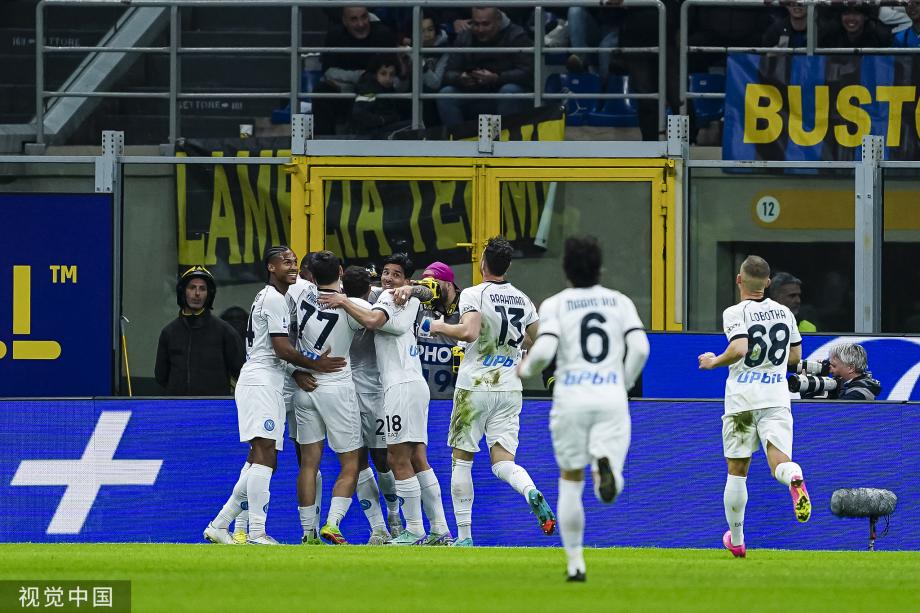 达米安破门 国米1-1那不勒斯联赛10连胜终结