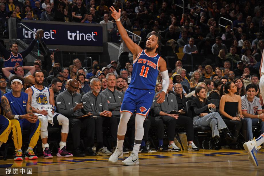 布伦森34+7库里27+5 尼克斯力克勇士豪取四连胜