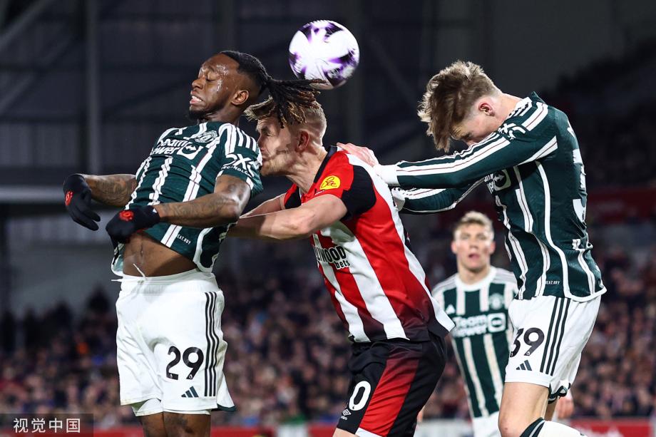 芒特补时破门后又遭绝平 曼联1-1布伦特福德