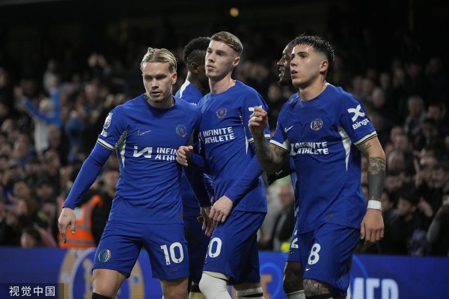 帕尔默戴帽+绝杀 切尔西主场4-3曼联