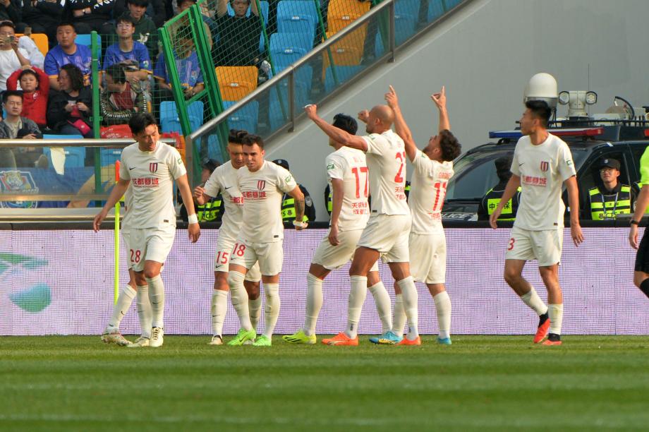 费利佩梅开二度 成都蓉城击败天津津门虎