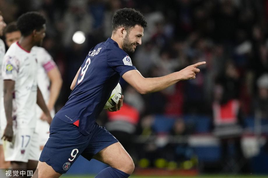 贡萨洛-拉莫斯破门 巴黎1-1克莱蒙24轮不败