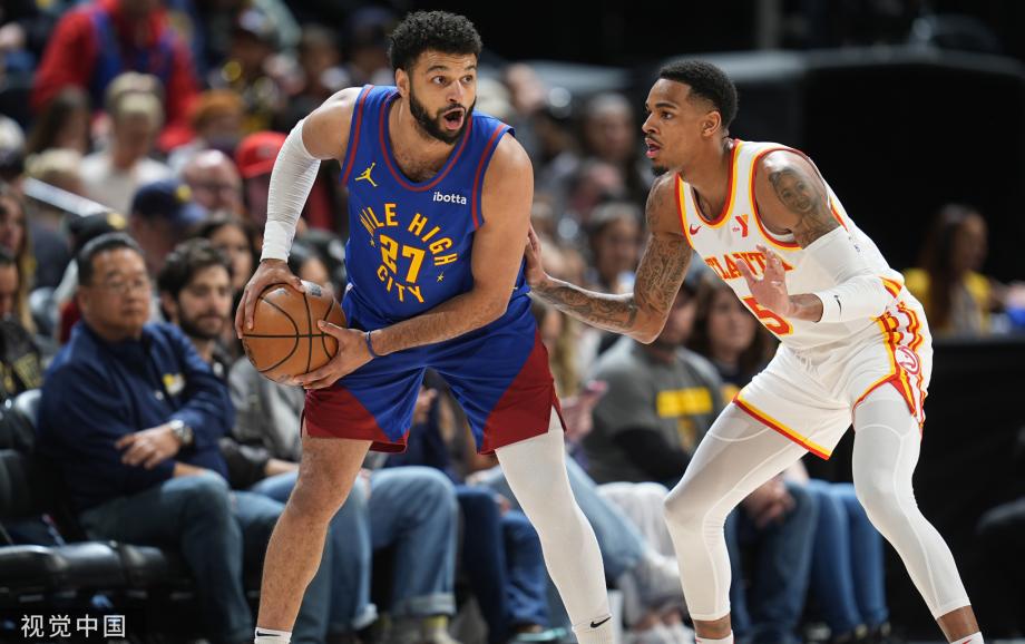 约基奇19+14+11波普24分 掘金主场大胜老鹰