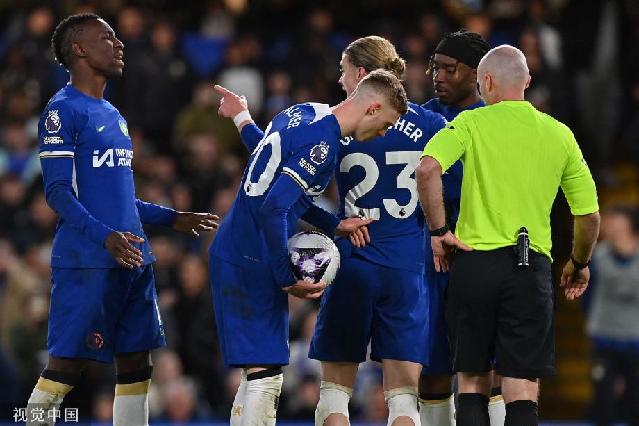 帕尔默大四喜 切尔西主场6-0大胜埃弗顿