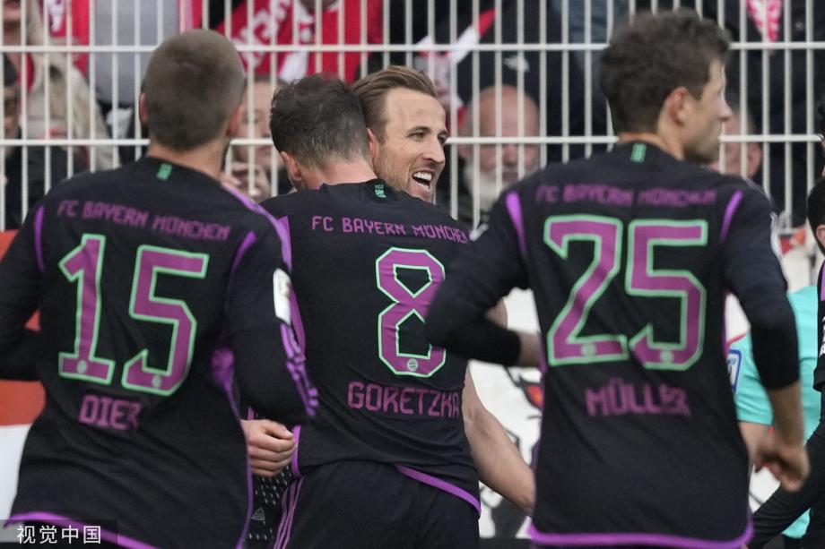 凯恩传射建功穆勒双响 拜仁5-1大胜柏林联合