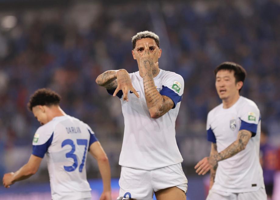 邓涵文破门 武汉三镇主场击败天津津门虎