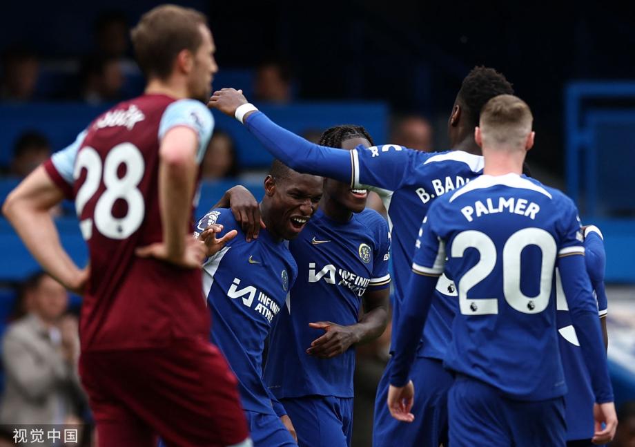 英超-帕尔默破门杰克逊双响 切尔西5-0西汉姆联