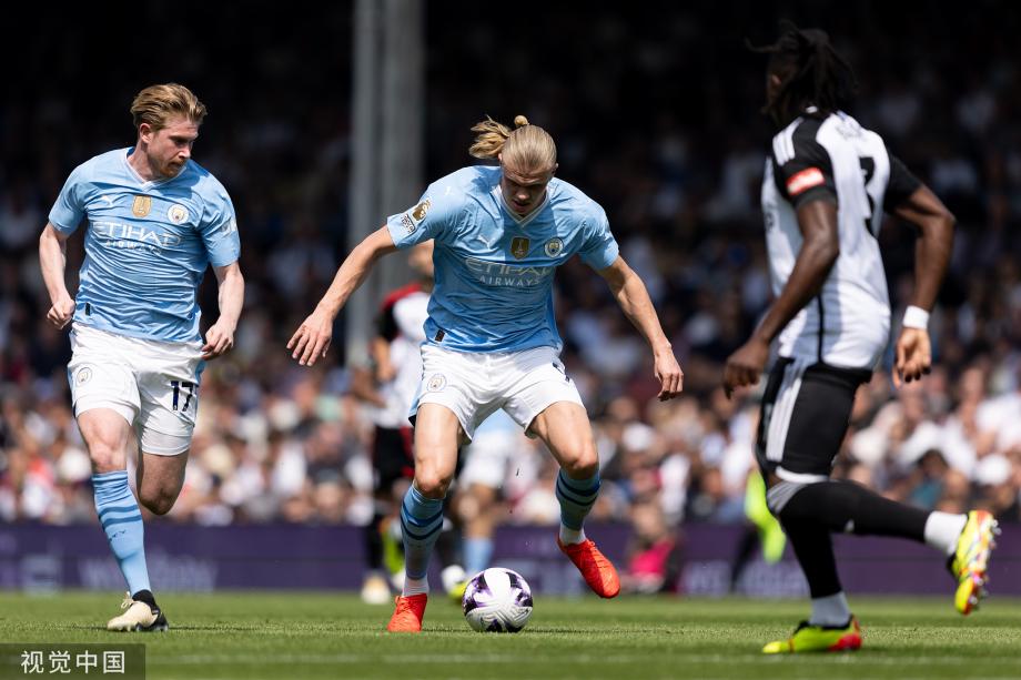 格瓦迪奥尔双响 曼城4-0富勒姆 反超阿森纳2分领跑
