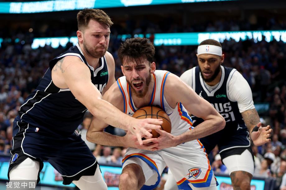 东契奇丢关键罚球 雷霆逆转独行侠总分2-2