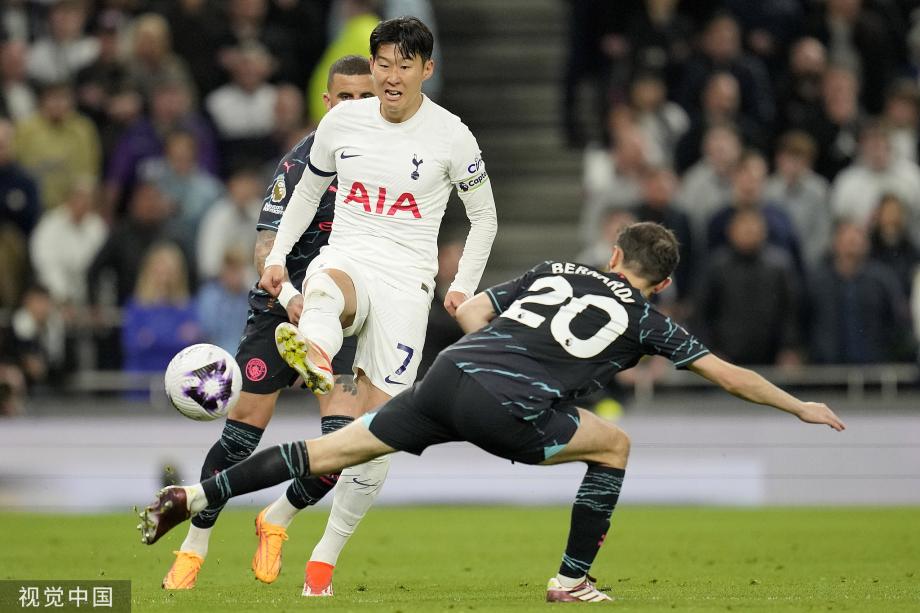 哈兰德双响 曼城2-0战胜热刺领先阿森纳2分