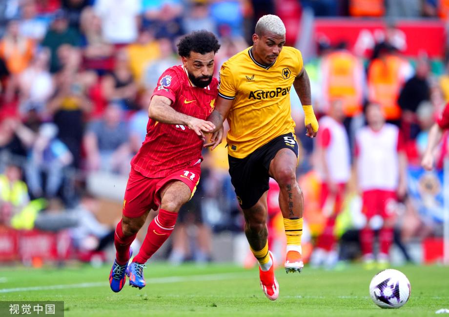 英超-麦卡利斯特破门 克洛普告别战利物浦2-0狼队