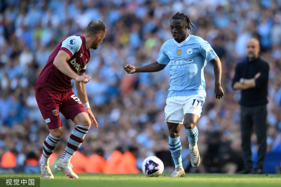 英超-福登双响罗德里破门 曼城3-1西汉姆夺4连冠