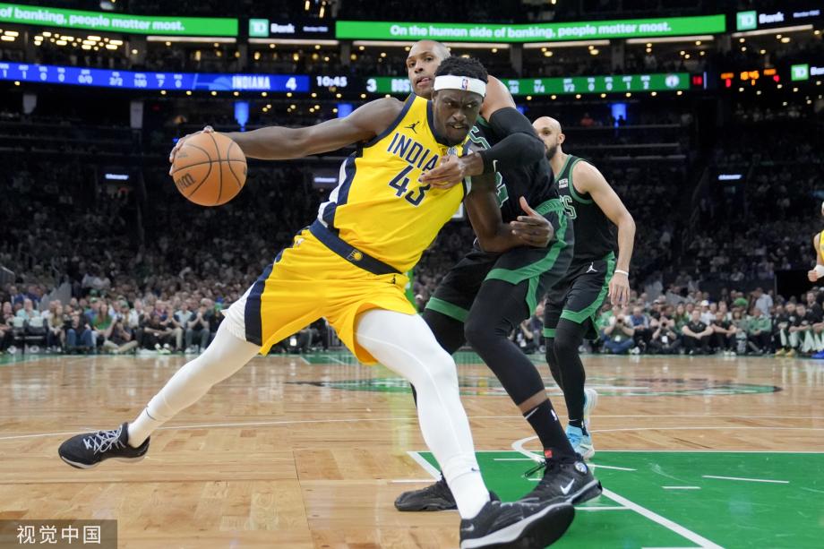 布朗40+5哈利伯顿伤退 绿军再胜步行者2-0领先