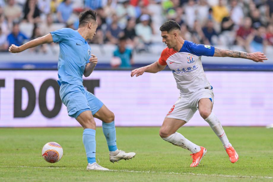 马莱莱制胜 上海申花1-0送深圳新鹏城9轮不胜