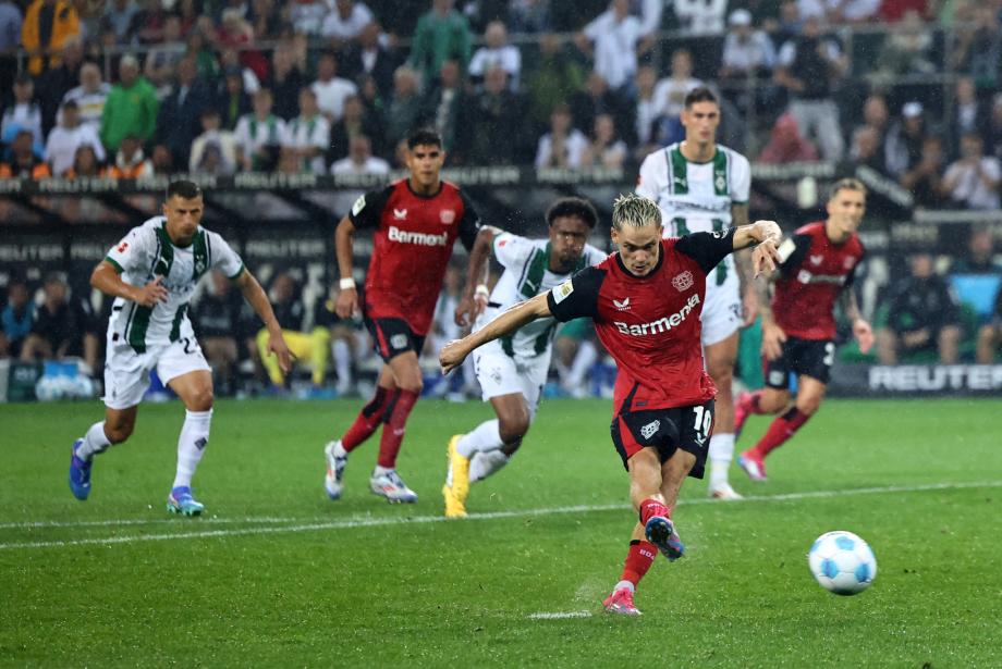 德甲-维尔茨绝杀+双响 勒沃库森3-2门兴开门红