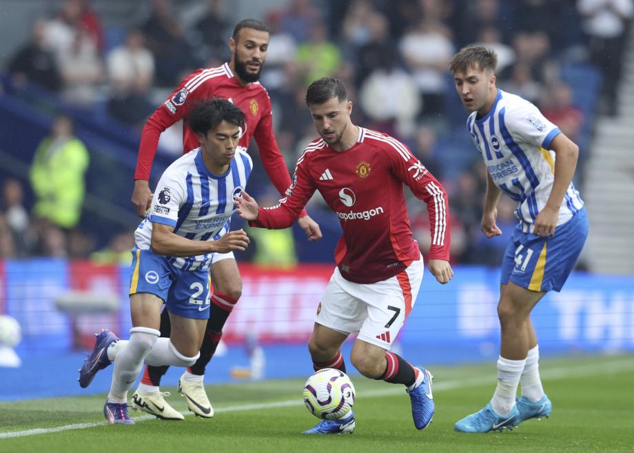 第95分钟遭绝杀！曼联客场1-2不敌布赖顿