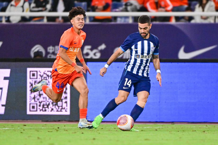 山东泰山0-0武汉三镇 近6轮仅1胜失争三可能