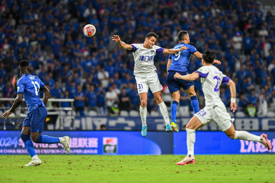于汉超2分钟扳平+绝杀 申花2-1津门虎距榜首2分