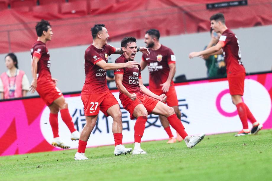 足协杯-奇塔迪尼双响奥斯卡点射 海港3-2申花