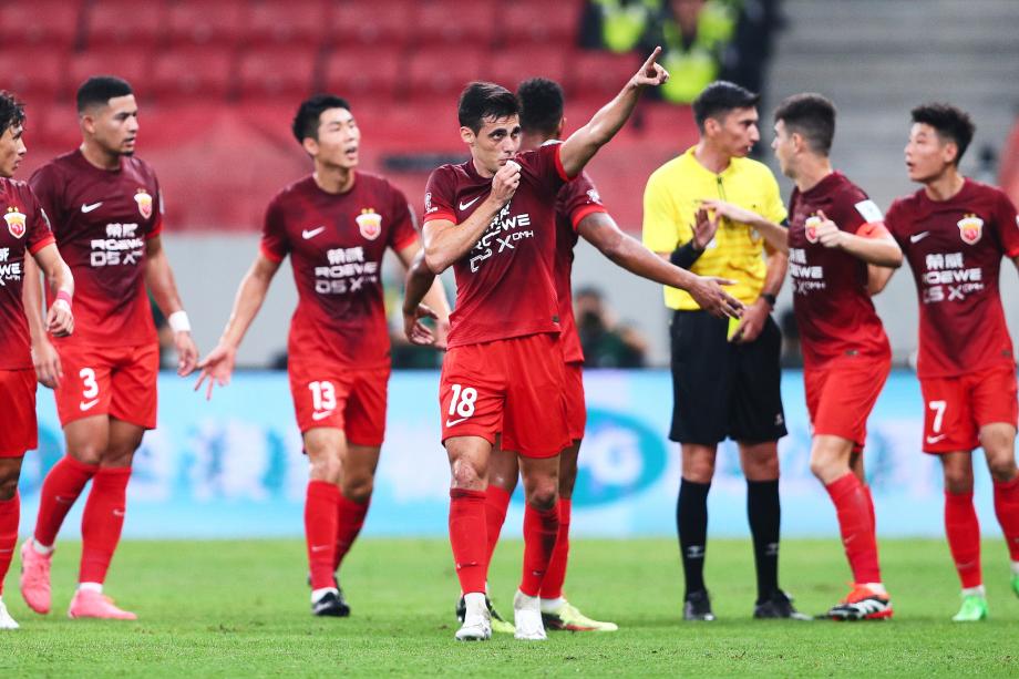 足协杯-奇塔迪尼双响奥斯卡点射 海港3-2申花