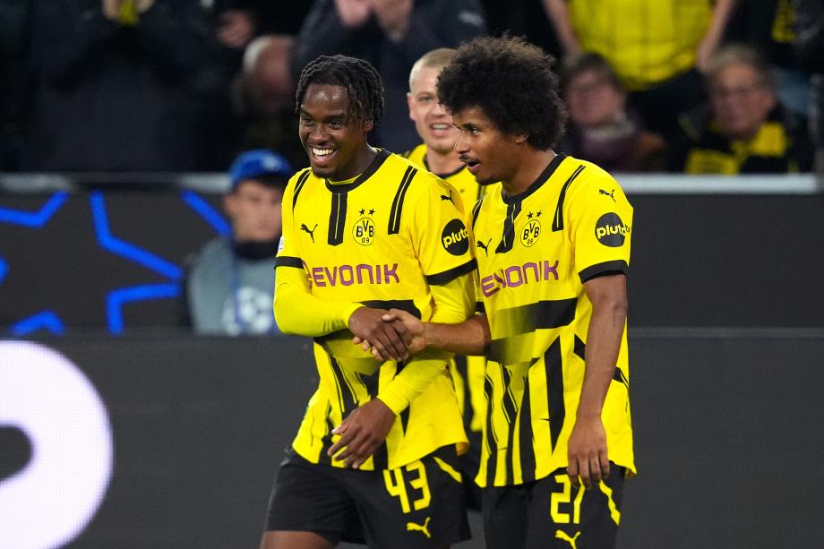 欧冠-阿德耶米半场帽子戏法 多特7-1凯尔特人