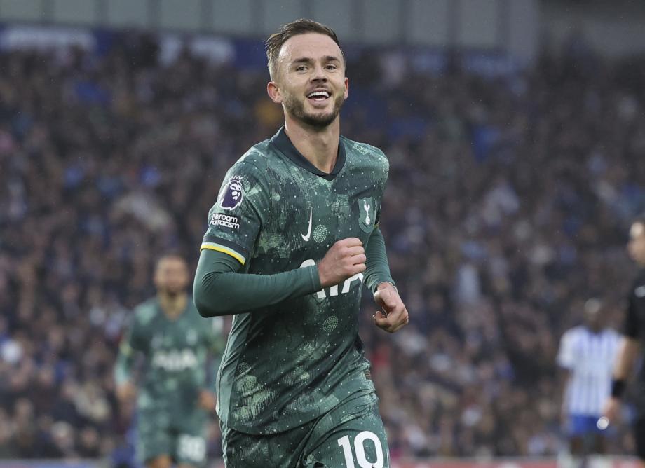 英超-约翰逊麦迪逊破门 热刺2-3遭布赖顿逆转