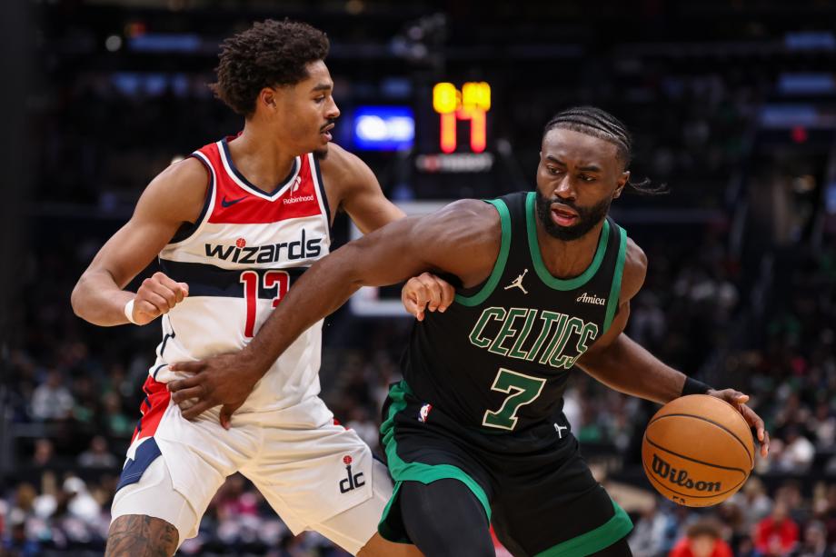 塔图姆25+11布朗27分 凯尔特人大胜奇才