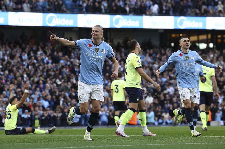 哈兰德破门 曼城主场1-0小胜南安普顿