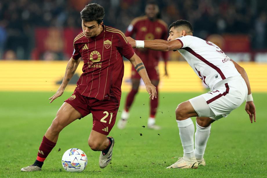 意甲-迪巴拉制胜球 罗马1-0击败都灵近四轮首胜