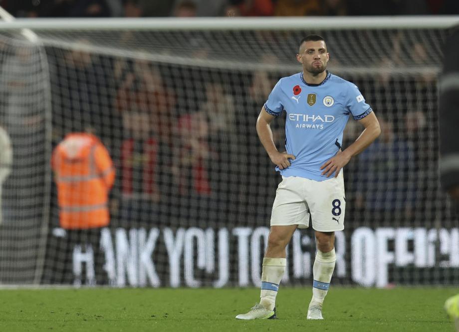 英超-曼城爆冷1-2不敌伯恩茅斯 联赛32场不败终结