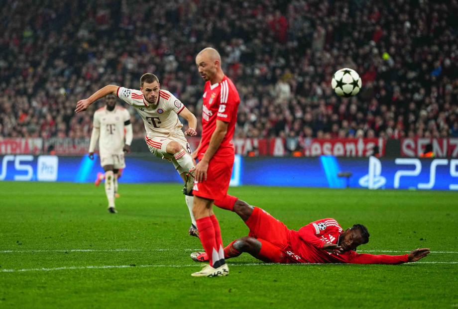 欧冠-穆西亚拉头球制胜 拜仁1-0本菲卡