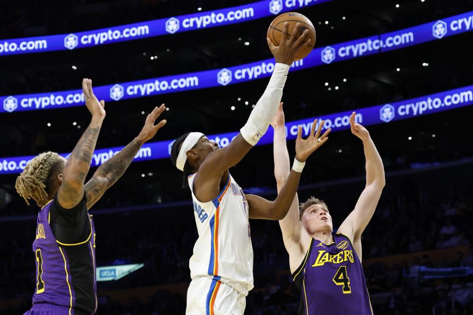 湖人惜败雷霆 紫金军团NBA杯被提前淘汰出局