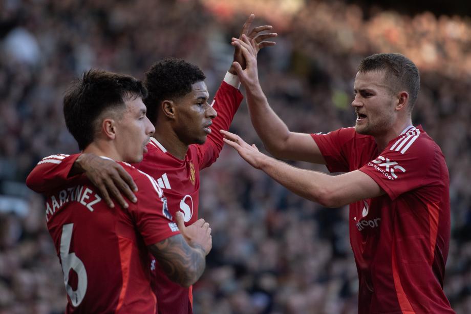 英超-拉什福德齐尔克泽均双响 曼联4-0阿莫林