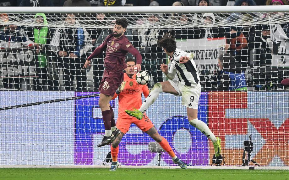 欧冠-哈兰德失单刀弗拉麦肯尼破门 尤文2-0曼城