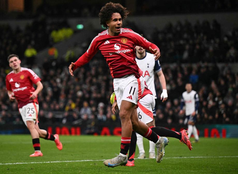 英联杯-孙兴慜角球破门 热刺4-3曼联进4强