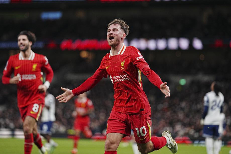 萨拉赫2射2传 利物浦6-3热刺止连平继续领跑