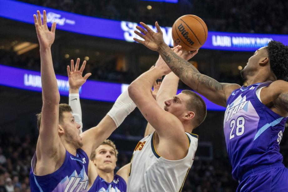 约基奇36+23+10威少三双 掘金轻取爵士迎两连胜