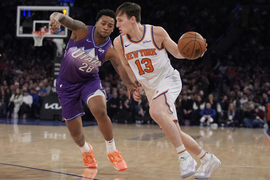 唐斯31+21克拉克森25分 尼克斯轻取爵士9连胜