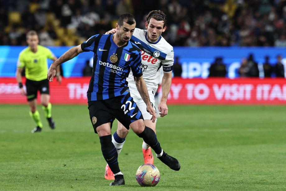 意超级杯-邓弗里斯倒钩+世界波 国米2-0亚特兰大