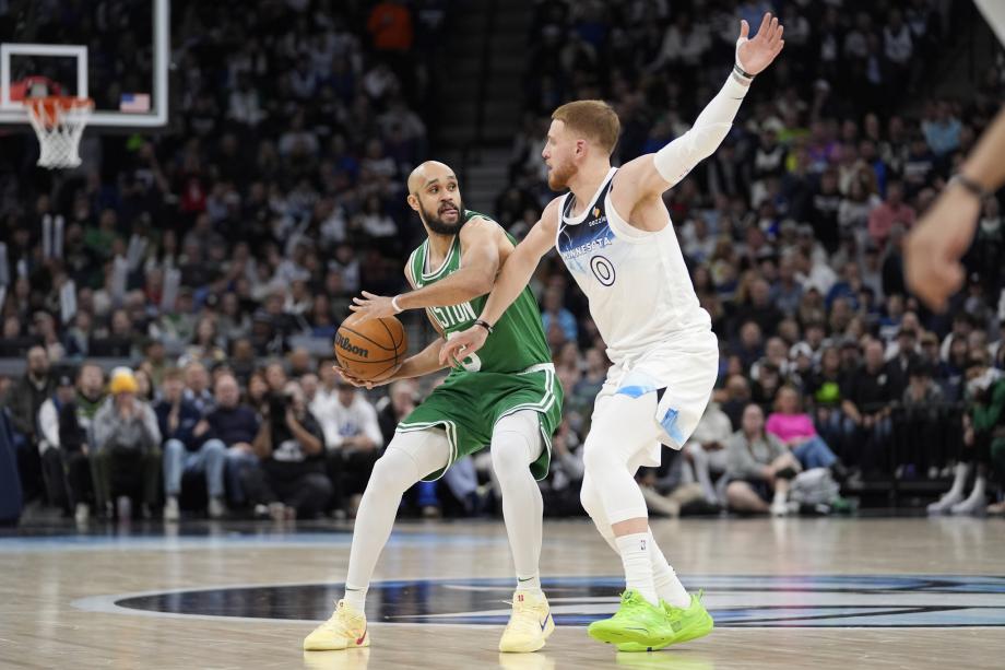 塔图姆33+9兰德尔27分 怀特26分绿军险胜森林狼