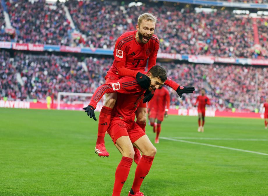 格雷茨卡双响奥利塞传射 拜仁3-2沃尔夫斯堡