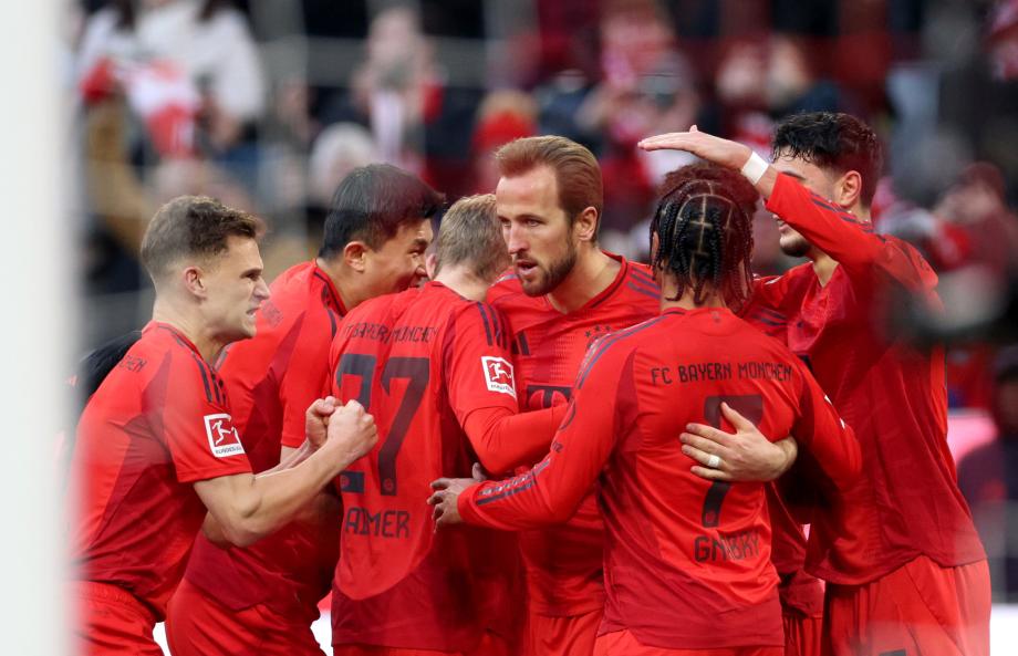 德甲-凯恩双响 拜仁4-3险胜基尔迎联赛6连胜