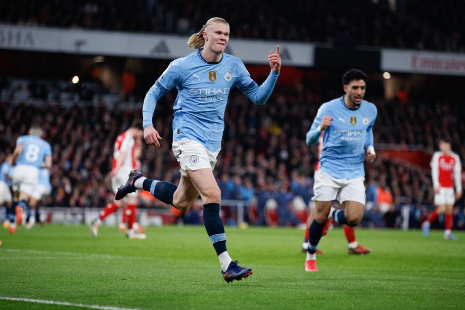 英超-厄德高闪击哈弗茨传射 阿森纳5-1横扫曼城